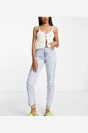 Pull&Bear Basic mom jean in light
