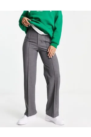 Pull&Bear Darted mid waisted tailored trouser in