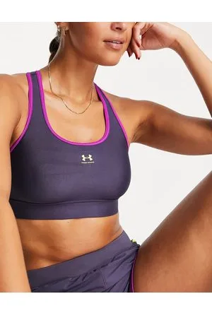 Under Armour Authentics mid support padless sports bra in