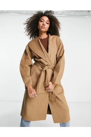 & OTHER STORIES Wool belted coat in beige