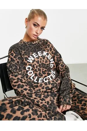 ASOS Sweatshirt in animal print