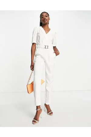 Morgan Tailored jumpsuit with belt in