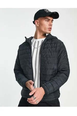JACK & JONES Lightweight puffer jacket with hood in