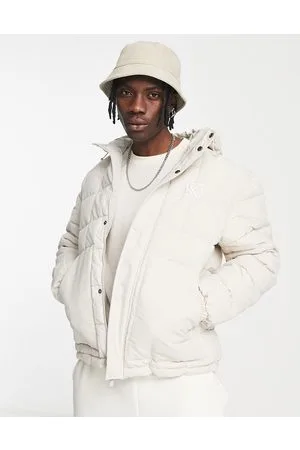 Karl Kani Og quilted puffer jacket in beige