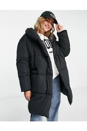 Monki Oversized padded coat in
