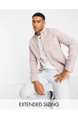 ASOS Brushed oxford shirt in cotton blend in soft