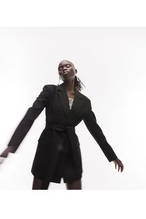 Topshop Topshop Tailored Petite belted blazer in