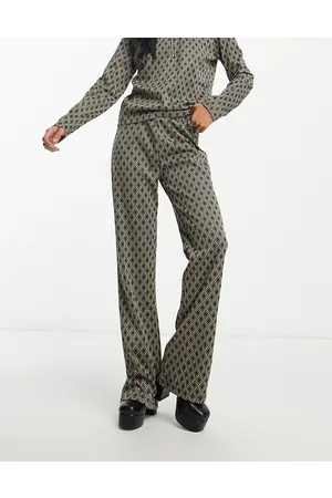 Object Flare trouser co-ord in geo print