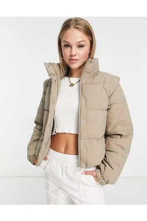 Pimkie Puffer coat in coffee