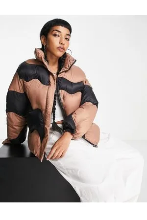 Native Youth Padded jacket with squiggle quilting in