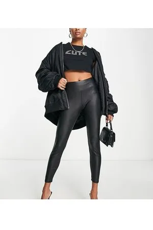 New Look Wet look legging in