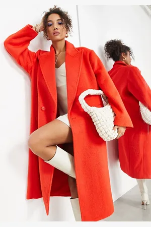 ASOS Longline wool mix coat in