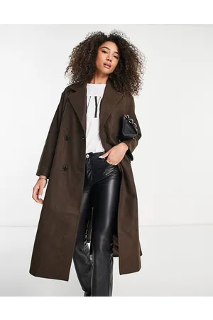 Y.A.S Oversized double breasted coat in