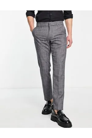New Look Slim suit trouser in dark texture