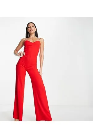Vesper Cami strap flared jumpsuit in