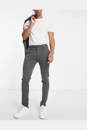 JACK & JONES Premium slim jersey suit trouser in