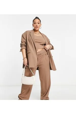 Something New X Naomi Anwer oversized blazer co-ord In beige
