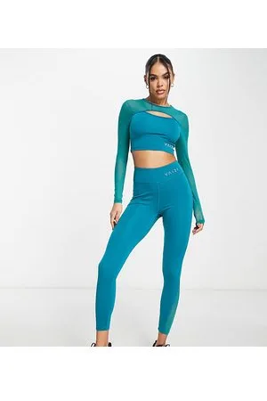 VAI21 Co-ord leggings in teal