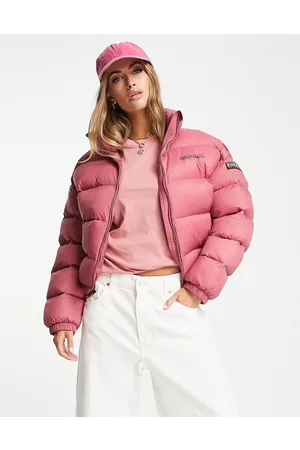 Napapijri A-box crop puffer jacket in