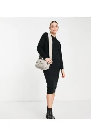New Look Chunky knitted midi dress in