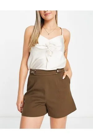 Morgan Tailored short in camel