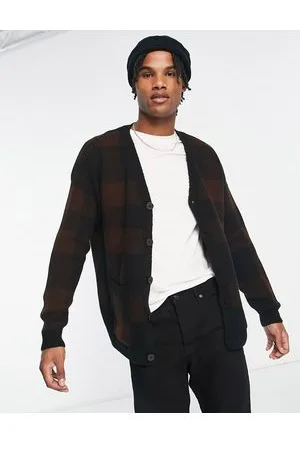 New Look Swirl print cardigan in dark