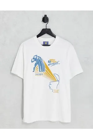 Coney Island Picnic Mind and body t-shirt in with placement prints