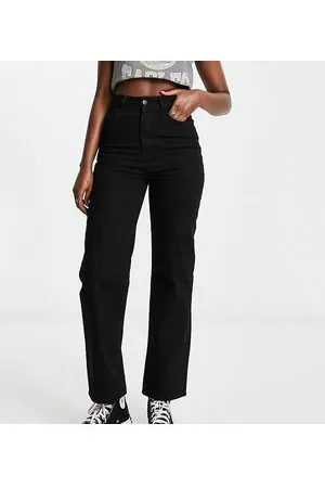 Reclaimed High waist slim leg jean in washed