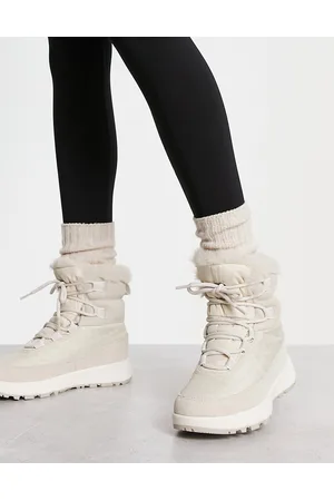 Columbia Slopeside Peak Luxe insulated boots in cream