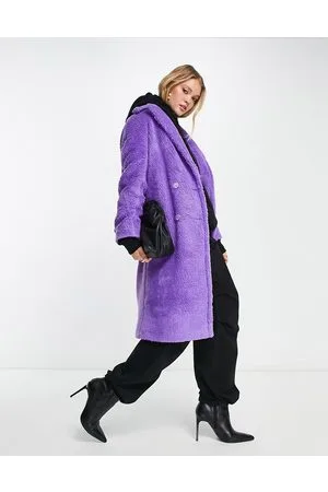 Helene Berman Double breasted teddy coat in