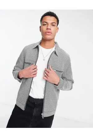 River Island Geo print overshirt in