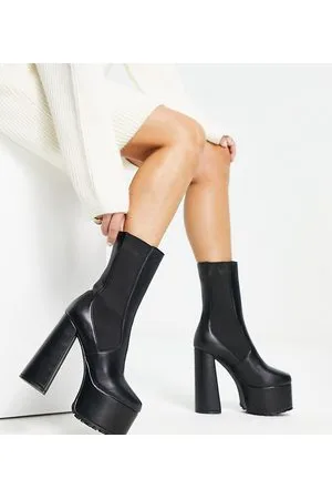 Raid Gabriel platform ankle boots in