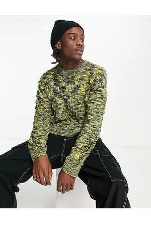 The Ragged Priest Oversized popcorn bubble knit jumper in multi
