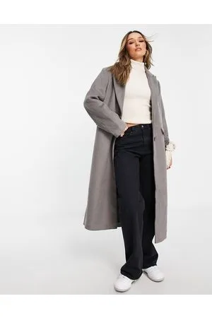 NA-KD Oversize single breasted coat in