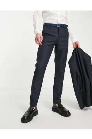 Only & Sons Slim fit suit trouser in dark