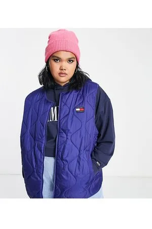 Tommy Hilfiger Plus box logo reversible quilt gilet in