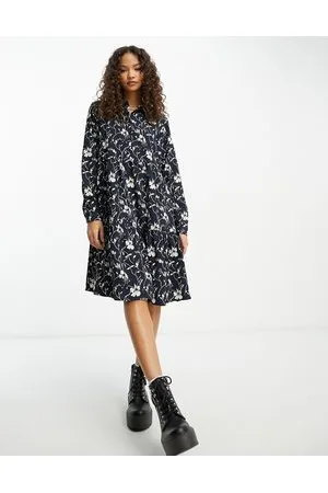 JDY Karla floral shirt dress