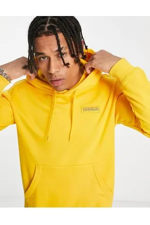 Napapijri B-morgex hoodie in with patch logo