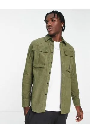 G-Star Submarine regular fit long sleeve shirt in olive