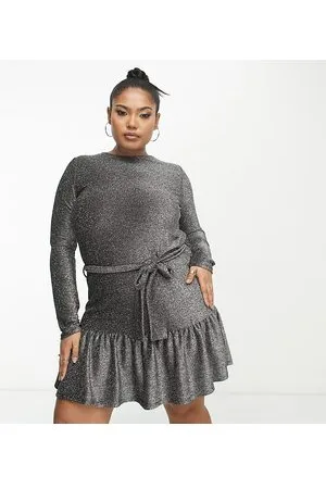 River Island Glitter flippy mini dress
