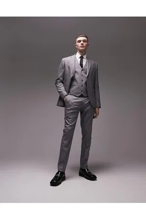 Topman Stretch skinny suit trousers in
