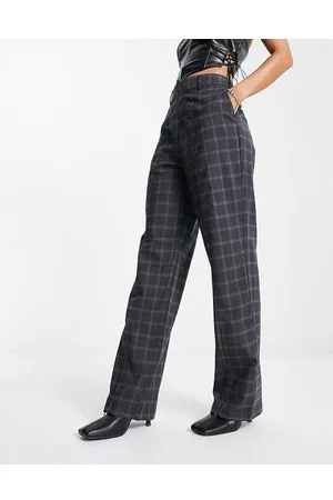 Object Tapered trousers co-ord in grey check