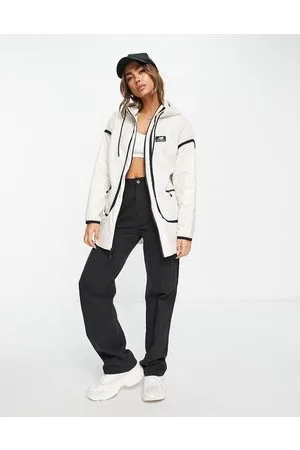 New Balance All Terrain sherpa jacket in white