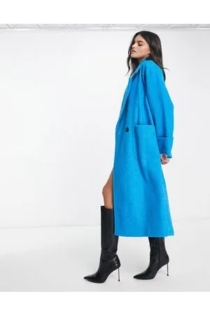 River Island Coat with cuff detail in bright