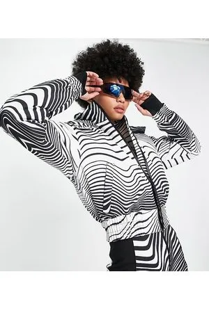 ASOS Tall ski jacket in mono print
