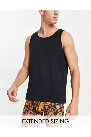 ASOS Pyjama set with vest and trunks in foral print