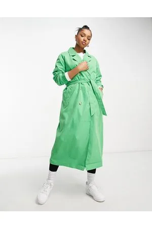 JDY Oversized trench coat in bright