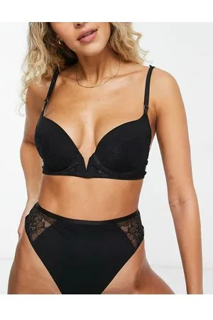 Ann Summers Plunging lace longline plunge bra in