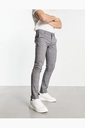 New Look Skinny suit trouser in dark check