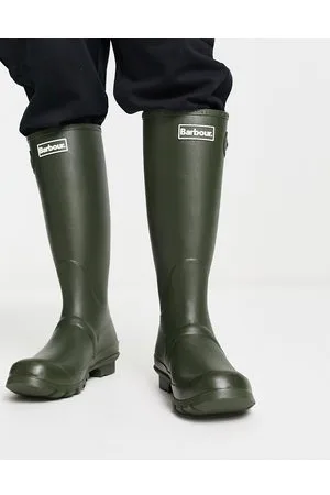 Barbour Bede wellington boots in olive